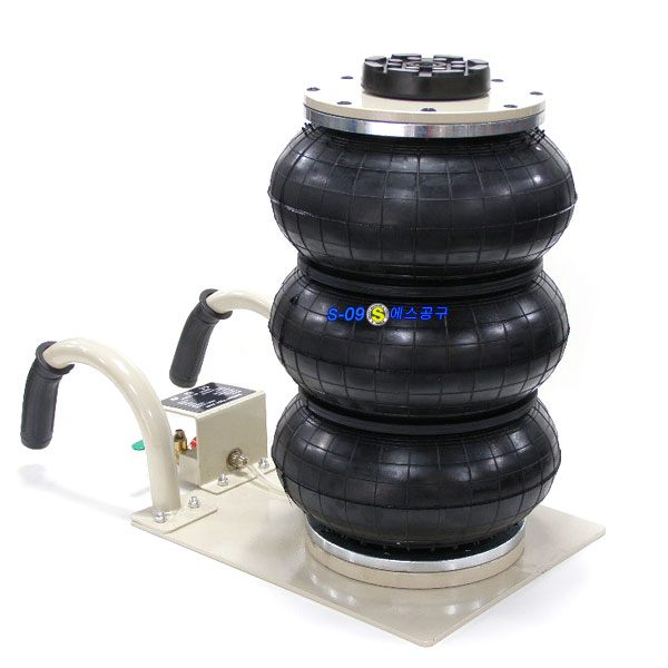 튜브잭 에어잭 3톤 3단 핸드형작기 최고높이 400mm