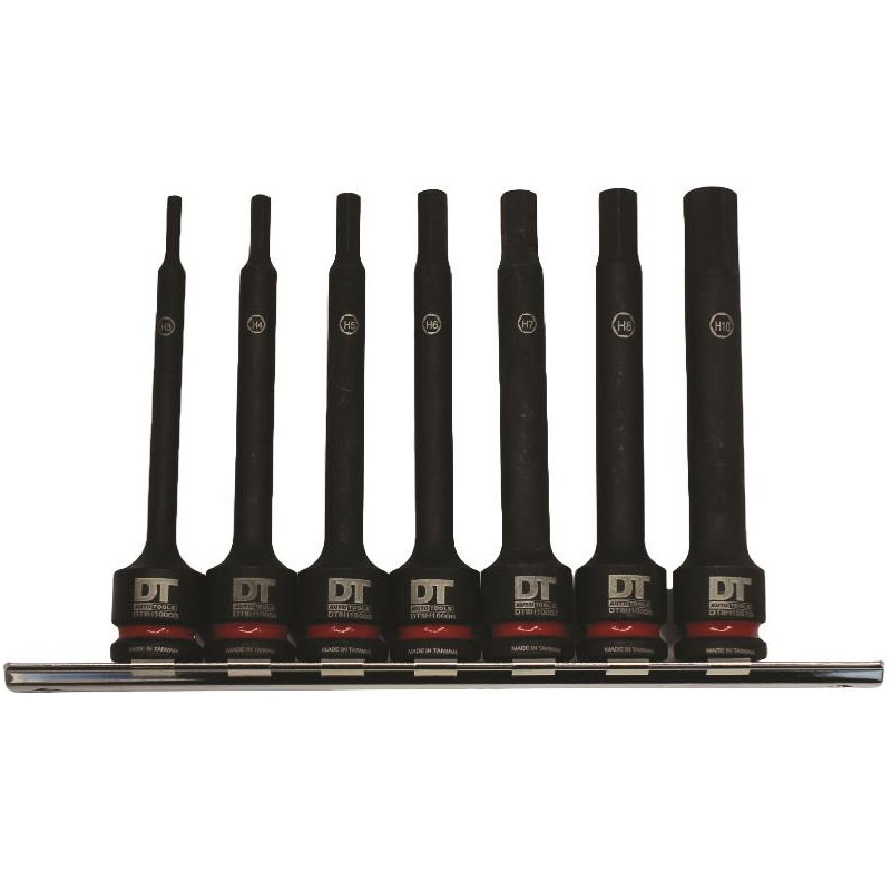 3/8" 헥스 비트 소켓 임팩용 100L 세트 7PCS 육각 헤드