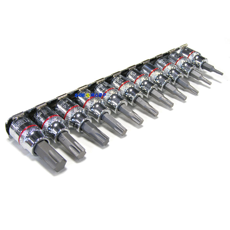 3/8" 톡스 비트 소켓 세트 11PCS 톡스렌치 톡스소켓