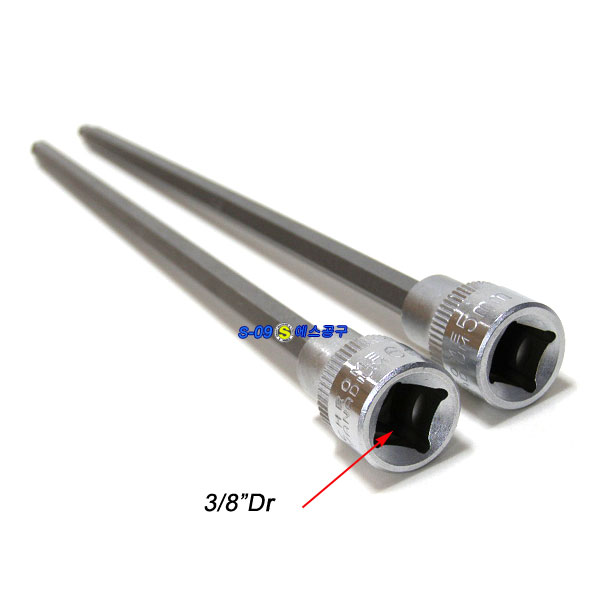 육각비트소켓(롱 5mm,6mm) 롱육각렌치 X 220mmL