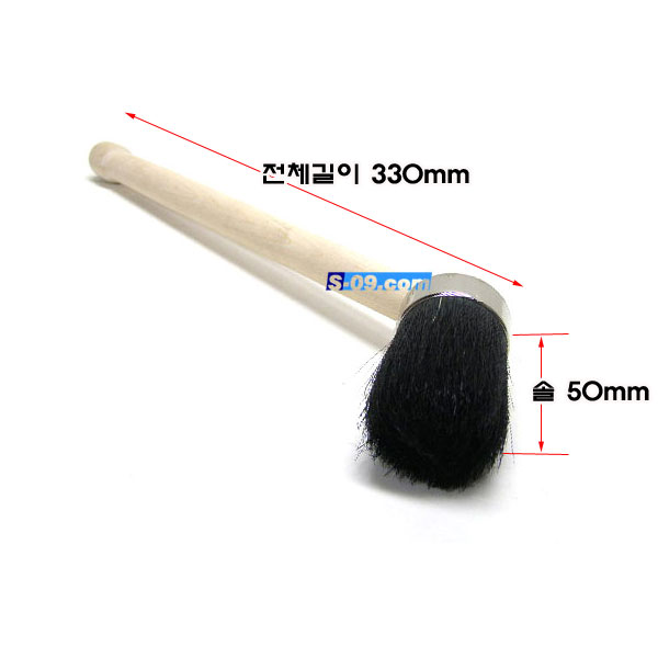 타이어크림용 솔 탈착기용붓
