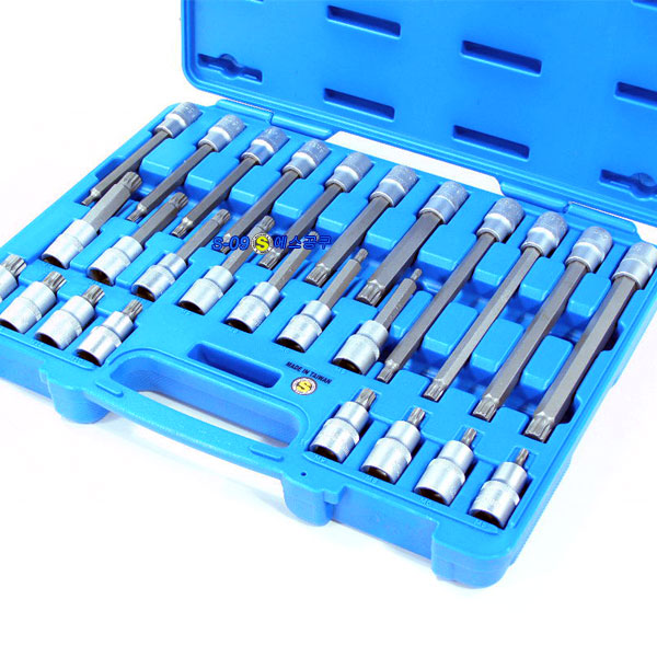 m소켓 12각별소켓 26pcs 스플라인 고급형