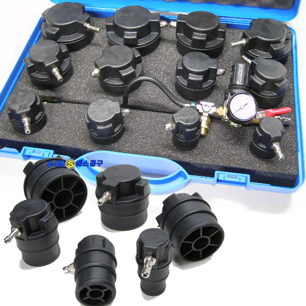 VGT터보차저흡기누설테스터기(터보압력테스터) 13PCS
