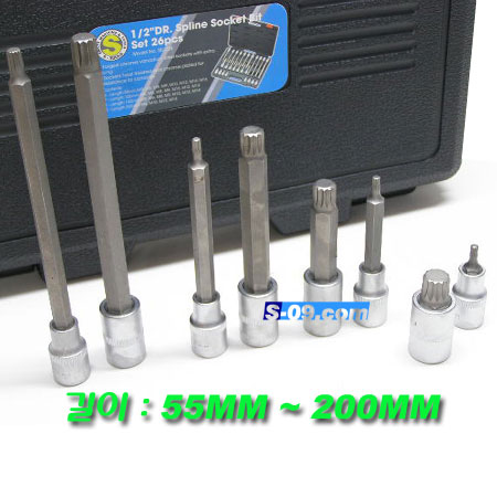 톡스소켓(12각별소켓)-26pcs