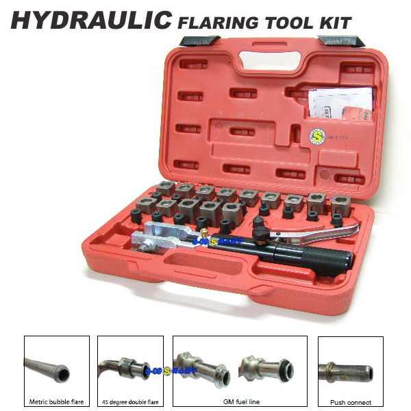 브레이크파이프사라다시(유압파이프사라다시) 유압 플레어 툴 세트