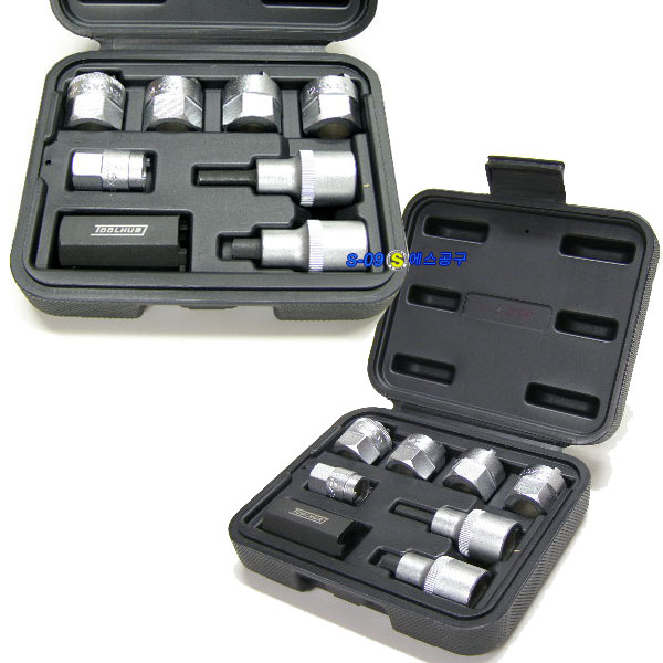 스트럿너트소켓세트(8pcs) 스트럿 탈거소켓