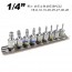 1/4인치 톡스 비트소켓세트(9PCS) T8,9,10,15,20,25,27,30,40