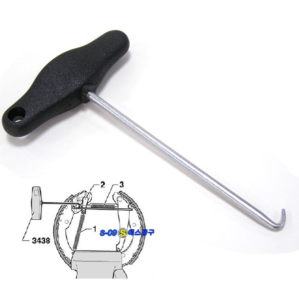 브레이크스프링후크(드럼방식) 스프링 훅 대만산