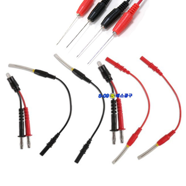 배선접촉핀(6PCS) 배선첩촉침 리드선 탐침봉