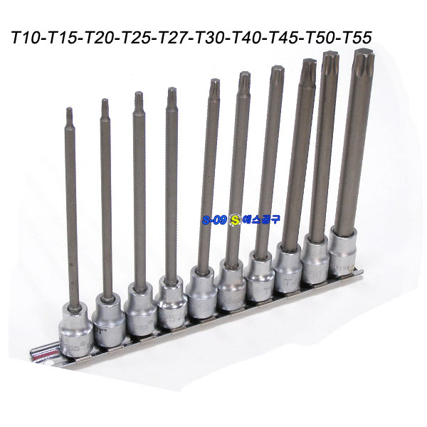 톡스소켓(롱 3/8인치) 롱톡스비트소켓 140mm 10pcs