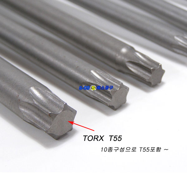 톡스소켓(롱 3/8인치) 롱톡스비트소켓 140mm 10pcs