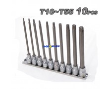 톡스소켓(롱 3/8인치) 롱톡스비트소켓 140mm 10pcs