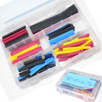 수축튜브 컬러 열 수축포 74PCS