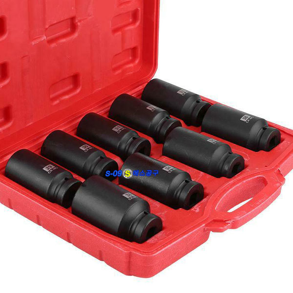 빅사이즈 롱임팩소켓(29mm~38mm) 9PCS