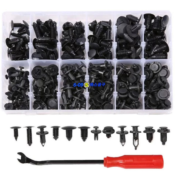 핀 몰딩핀 차량용핀 6.3mm~10mm 푸시핀 240PCS