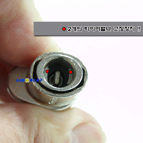 타이어 노즐 집게구찌 자동 에어척 원터치 에어구찌